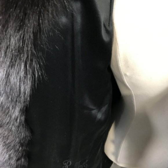 SOLD Garzia Designer Furs Black Fox Fur Coat-US 10 - Picture 12 of 12